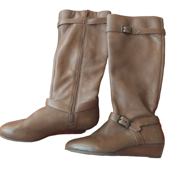 Arturo Chiang Fiona Brown Riding Boots. Size 8 1/2M. - Picture 1 of 12